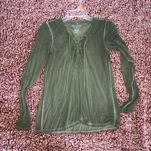 light green American Eagle long sleeve